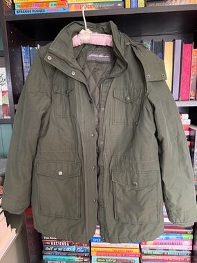 Eddie Bauer Army Green Women’s Coat - Size Large